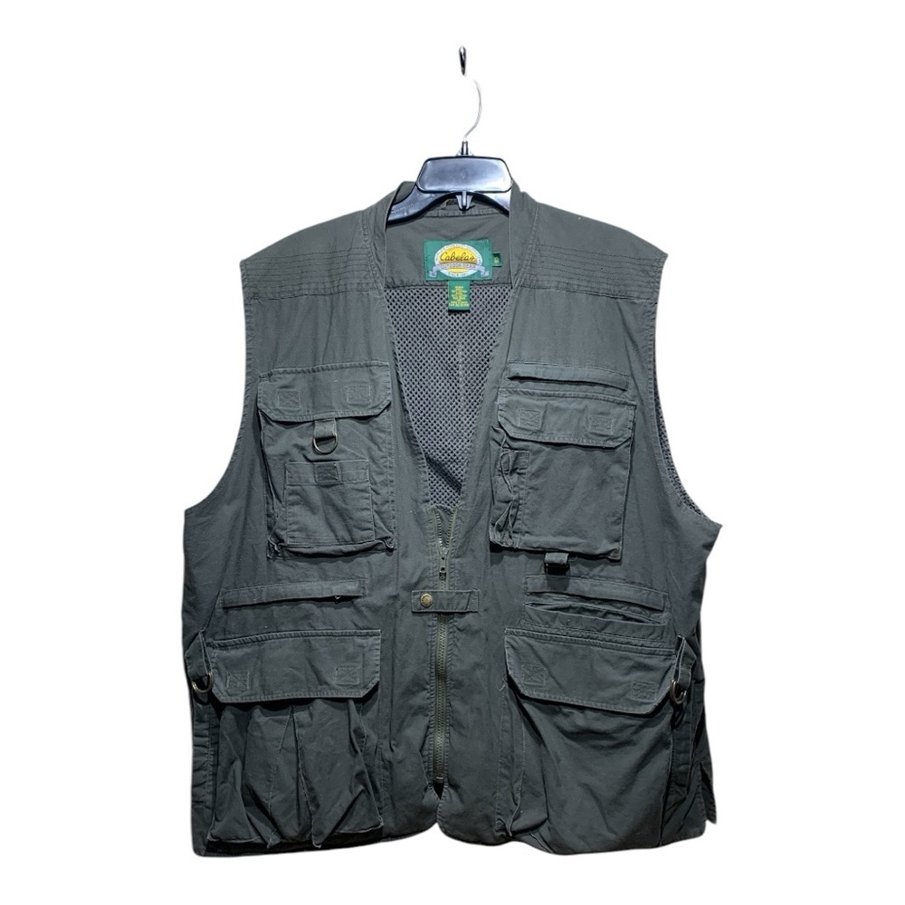 Men’s Cabela’s Multi Pocket Fishing Vest Sz 2XL